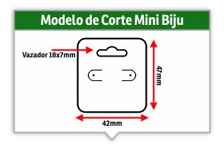 Imagem 5 de 10 de Tags Art Premium 250g Verniz Total Frente 45x51mm - 2000 Uni