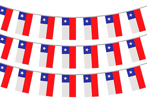 6 Guirnaldas Banderines Decoracion Fiestas Patrias 10 Mt C/u