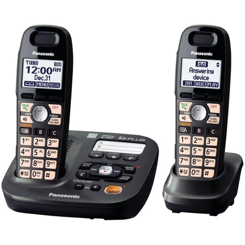 Telefono Inalambrico Panasonic Doble Dect 6.0 Kx-tg6592t (Reacondicionado)