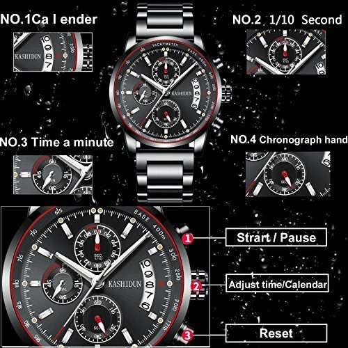 Olmeca - Reloj De Pulsera Para Hombre, De Lujo, Deportivo,
