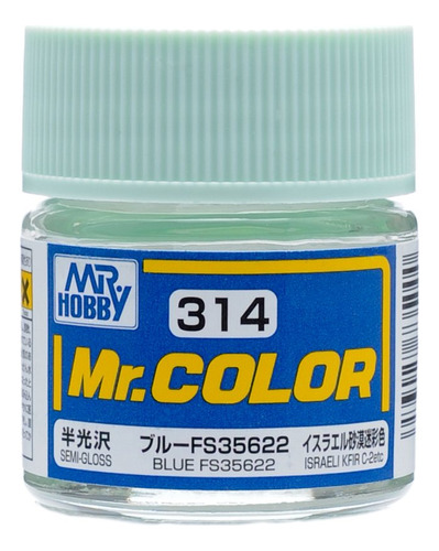 Mr Pintura Color Azul Semi-brillo Avion Ml Botella Hobby Sr