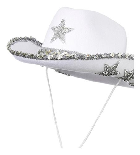 Sombrero De Vaquero Con Correa Ajustable Para La Barbilla,