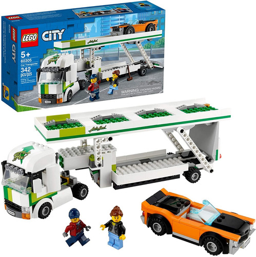 Lego City Car Transporter 60305 Kit De Construcción 342 Pzas