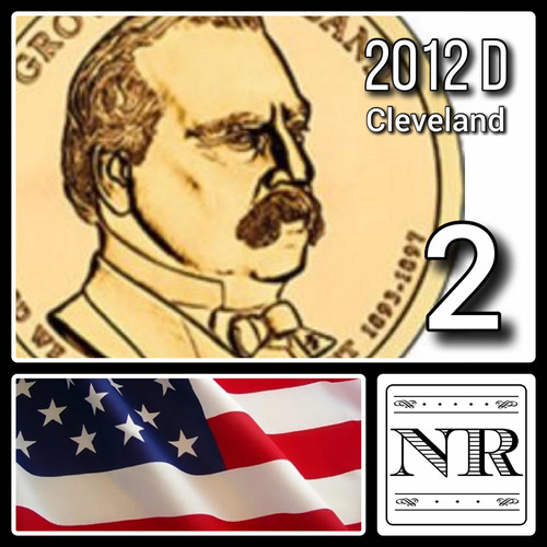 Estados Unidos - 1 Dolar - Año 2012 D - #527 - Cleveland 2°