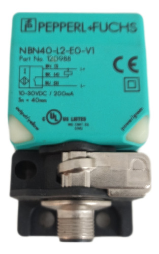 Sensor Inductuvo  Pepperl+fuchs Nbn40-l2-eo-v1