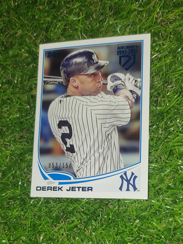 Cv Derek Jeter Numerada De /150 Topps Archives Retrospective