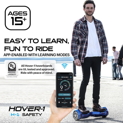 Hoverboard Hover-1 H1 Eléctrico Con Autoequilibrio De 9 Mph