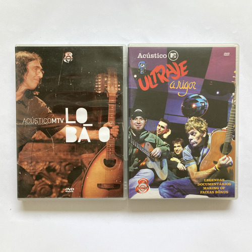 Lote Dvds Ira Barão Vermelho Ultraje Raimundos Lobão Rpm Mtv (Usado)