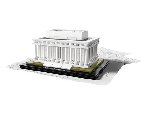 Kit De Lego Arquitectura 21022 Lincoln Memorial Modelo