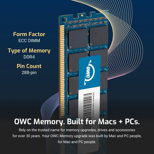 Memoria Ram Owc 128 Gb Ddr4 2933 Mhz Ecc Para Servidores Y E