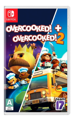 Imagen 1 de 3 de Overcooked! + Overcooked! 2 Team17 Nintendo Switch  Físico