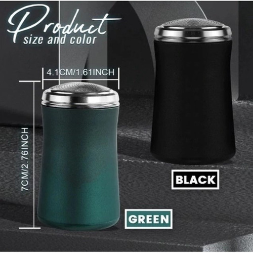 1pc Mini Barbeador Elétrico Impermeável Lavável Portátil
