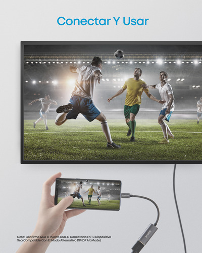 Anker Adaptador Usb C A Hdmi 4k 60hz A Mac iPad Xps Galaxy