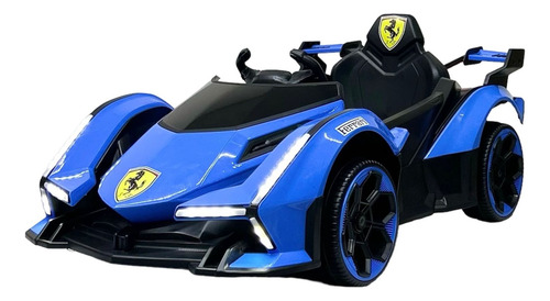 Carro Eléctrico Montable Tipo Lamborghini, Luces,control Azul (Usado)