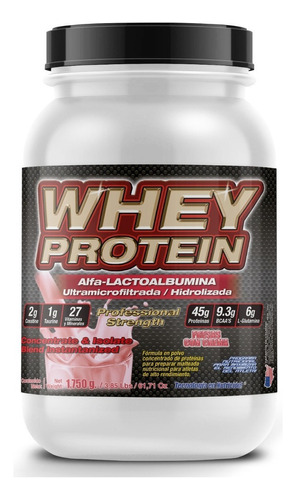 Suplemento en polvo F&NT  Whey Protein proteínas sabor fresa en pote de 1.75kg