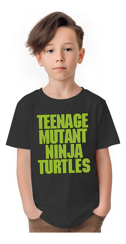 Polera Niños Tortugas Ninja Tmnt Algodón Wiwi