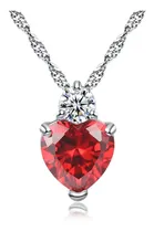 Comprar Collar Corazón Incrustaciones Cristal Austriaco Y Circonio