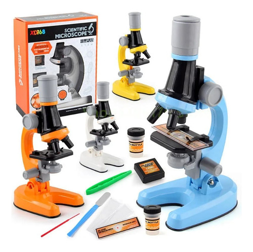 Microscopio Optico Infantil 1200x Educativo Niños Juguete