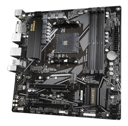 Imagen 5 de 6 de Motherboard Gigabyte B550 Ud Ds3h 1.0 Am4 Amd Ryzen