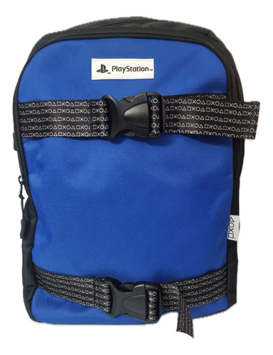 Mochila Escolar Control Blue Playstation Original Notebook