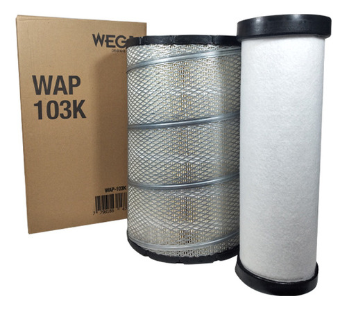 Filtro Ar Wega Wap103k Compatível Com Tecfil Asr839