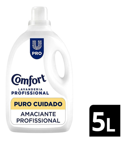 Kit 2unid Amaciante Comfort Hipoalergênico Puro Cuidado 5l