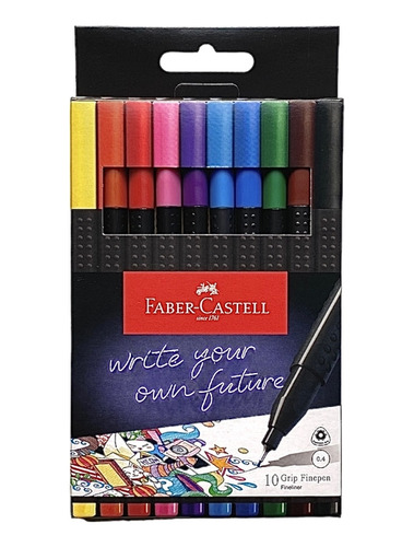 Microfibras Faber Castell Grip X10