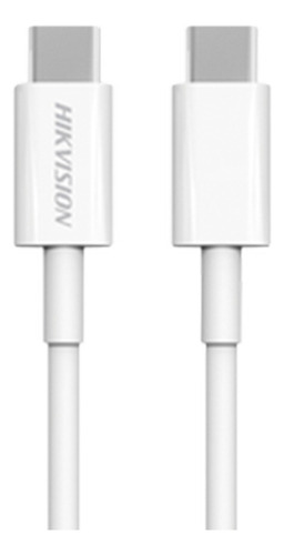 Cable Usb-c A Usb-c Ideal Para Carga Rápida De Celulares 60w Color Blanco