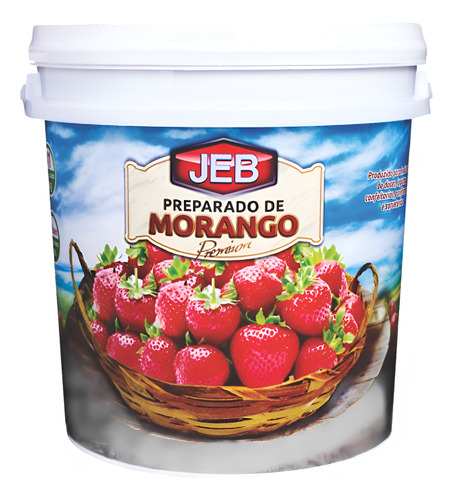 Preparado De Morango Jeb 4,7kg