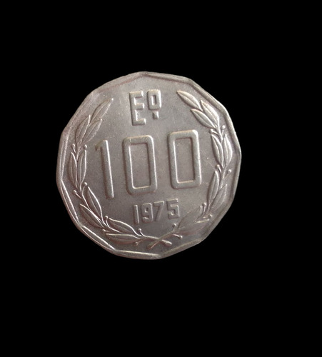 Moneda Chile 100 Escudos 1975