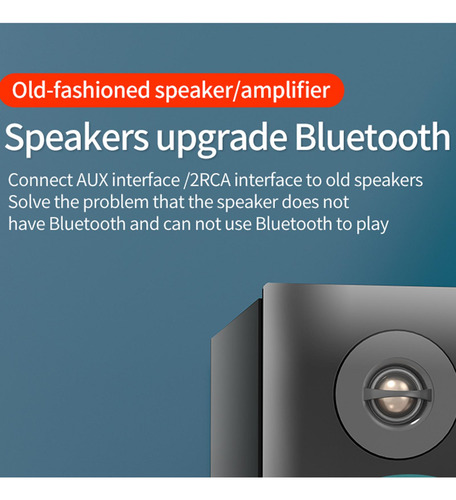 Receptor Transmisor Bluetooth 5,0 Con Control Remoto 2 En 1