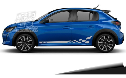 Calco Decoración Peugeot 208 2020 / 2022 Race Juego