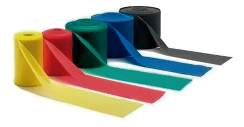 Bandas Elásticas Verde Rollo 50mt X 5cm X 0,20mm