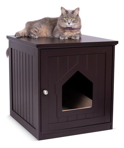 Casa Decorativa Para Gatos Y Mesa Auxiliar Mesita De Noche C