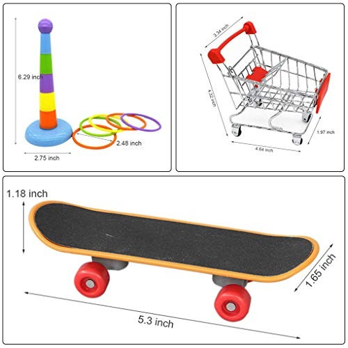 Set Juguetes Loro Carito Skate Argollas Cotorra Inseparables
