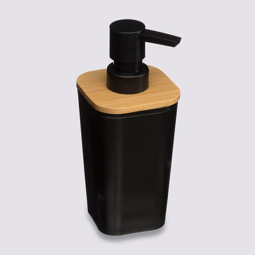 Dosificador De Jabón 200 Ml Negro