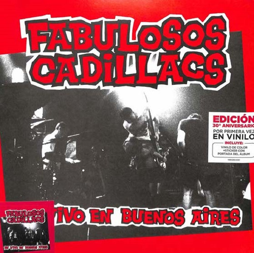 Fabulosos Cadillacs En Vivo Buenos Aires Edicion 30 Vinilo