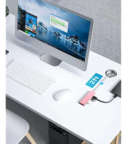 Byeasy Hub Usb, Usb 3.1 C A Usb 3.0 Hub Con 4