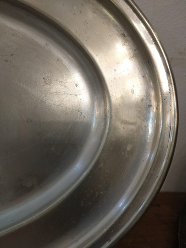 Imagen 3 de 5 de Antigua Bandeja Bañada En Plata Ausonia