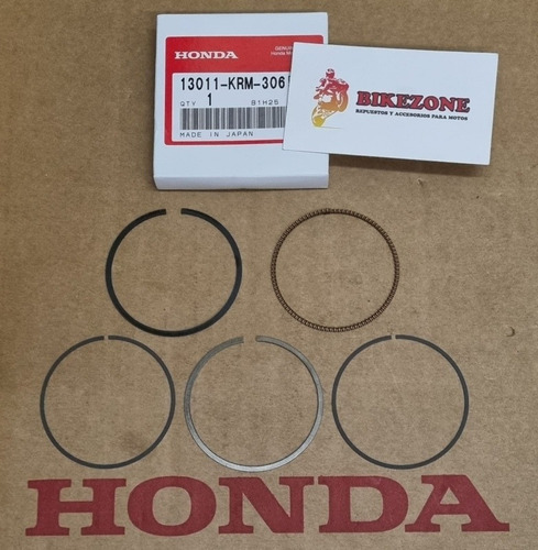 Aros Piston Original Honda Titan Xr Invicta Gaucha Glh 150