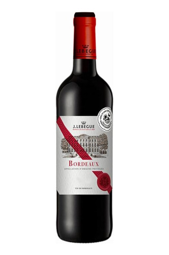Vinho Francês J. Lebegue Bordeaux 750 Ml