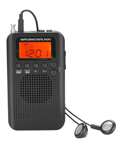 Rádio Receptor Digital Air Band Am Fm Sw Vhf Cb Multibanda