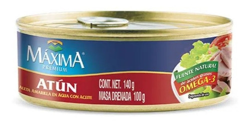 Caja Atún En Aceite Maxima De 140 Grs En 24 Piezas