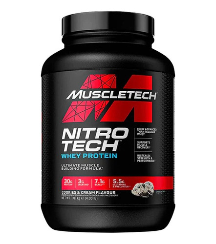 Nitro Tech, Whey Protein (4 Lb) - Original