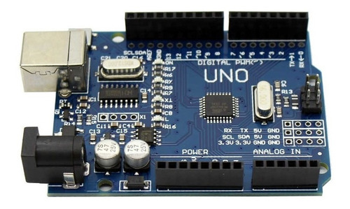 Arduino Uno R3 Mega328p Ch340g Compatible + Cable Usb Pin