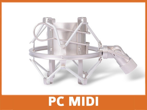 Imagen 4 de 4 de Soporte Araña Shockmount Alctron Ma001 49 Mm Color Plateado