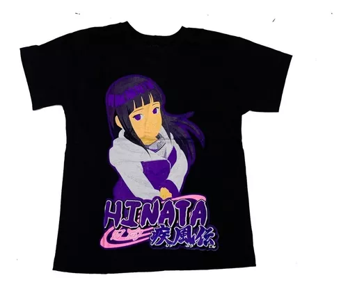 Camiseta Blusa Hinata Naruto Camisa Feminina Masculina