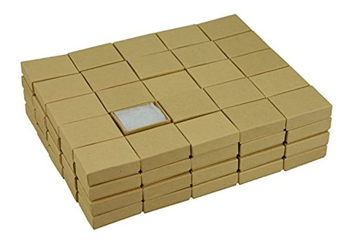 Kraft Caja De Joyeria De Relleno De Algodon 11 Caja De 100