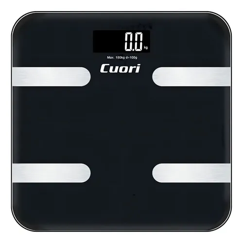Balanza De Baño Cuori Cuo9361 Digital Indice De Masa Fama Color Negro