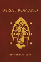 Comprar Misal Romano Edicion De Estudio - Franco-gomez,..., De Franco-gómez, Emanuel. Editorial Liturgical Press En Español